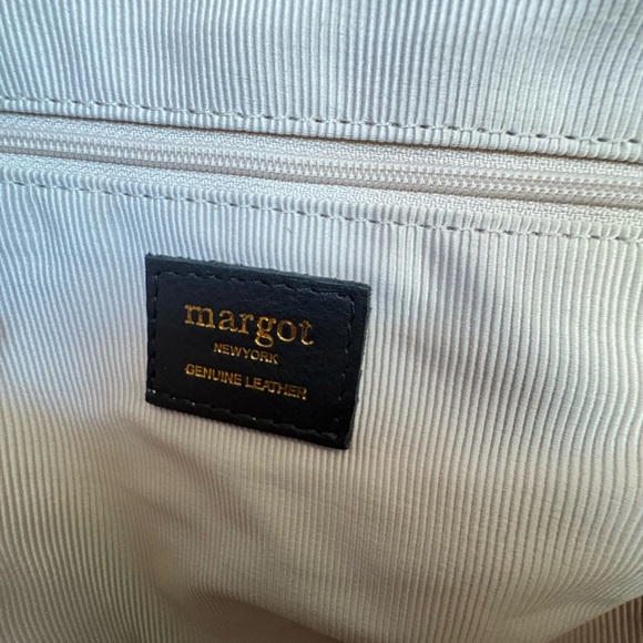 Margot Classic Black Leather Backpack - Picture 6 of 11